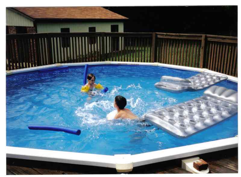 Old photo of the pool