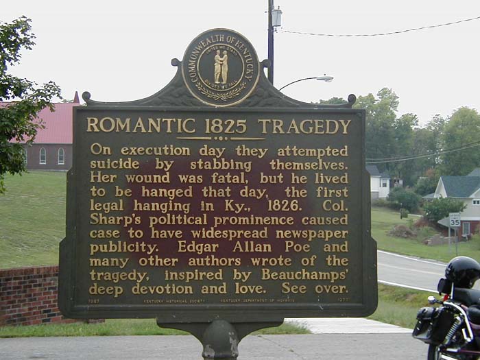 Historic marker, Bloomfield KY Cemetery